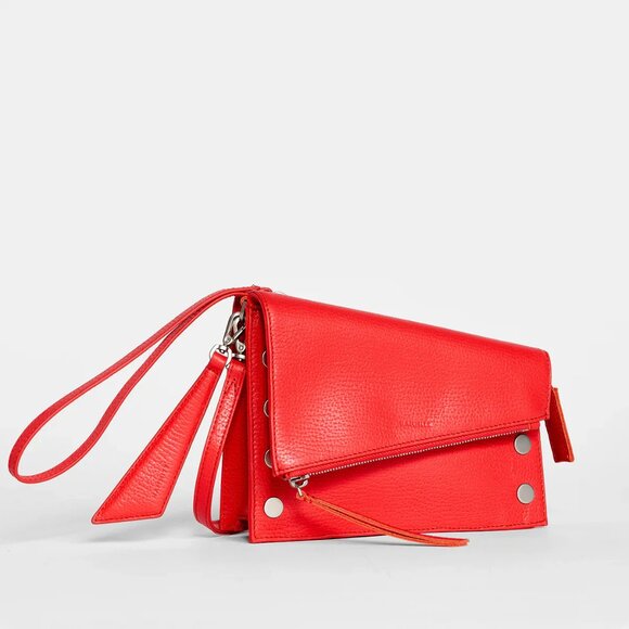Hammitt Curtis Lighthouse Red Mini Wristlet Crossbody Bag - Picture 2 of 10